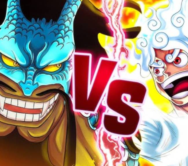 Luffy Gear 5 vs Kaido